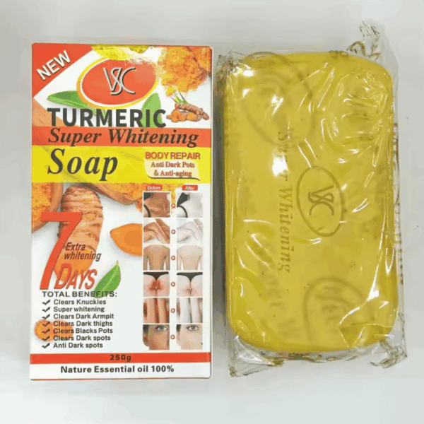 Hot Sale 250g Almond Carrot Papaya Whitening Soap – Dark Spot Corrector Bar - Image 3