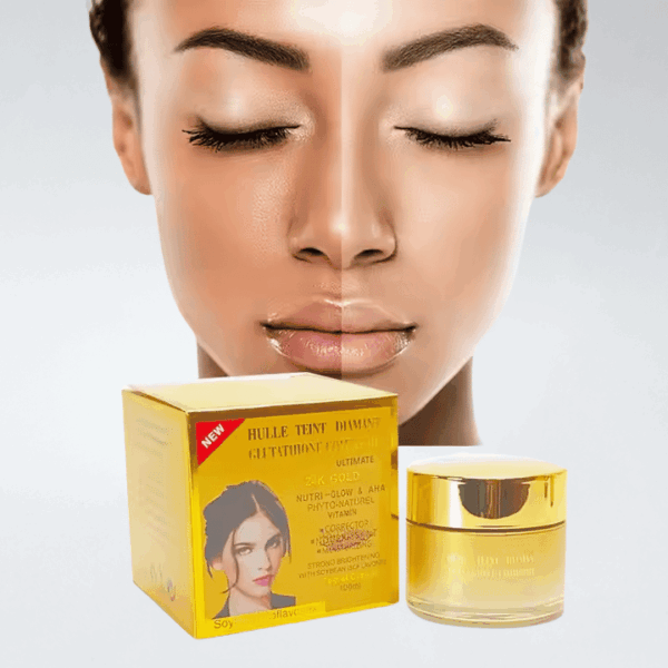 24K Gold Gluta Whitening Cream – 100g Anti-Aging Face Care