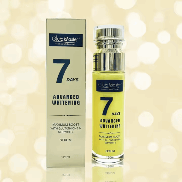 Gluta Master 7-Day Advanced Whitening Serum with GlutathioSepi White – Face & Body Bleaching Serum for Radiant Skin