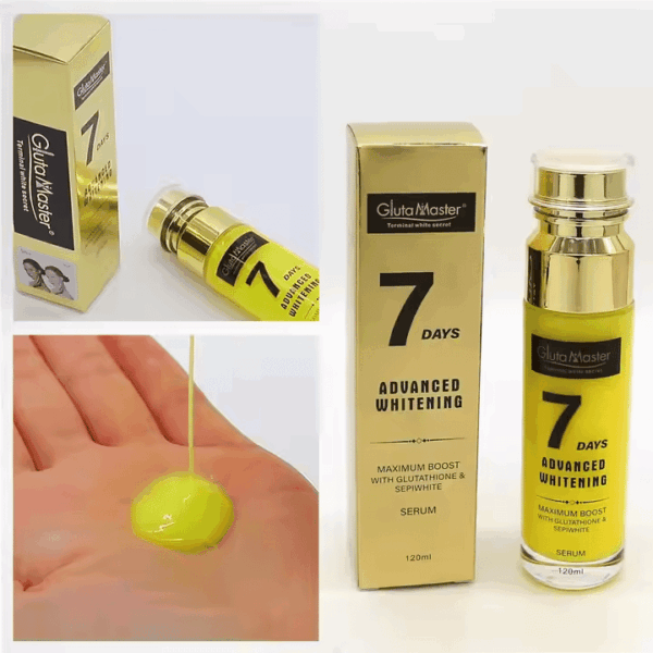 Gluta Master 7-Day Advanced Whitening Serum with GlutathioSepi White – Face & Body Bleaching Serum for Radiant Skin - Image 2