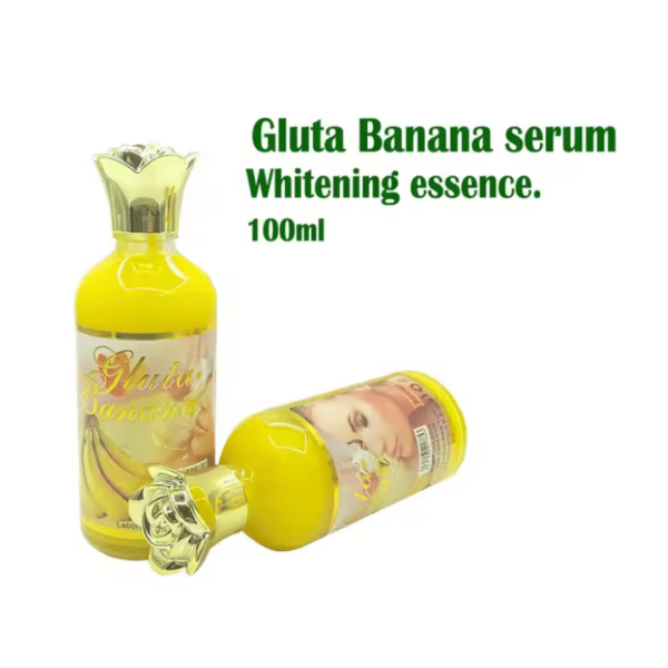 OEM Private Label Organic Gluta Banana Whitening with Vitamin C – Skin Refiner Auto Correct Peeling Face Serum - Image 3