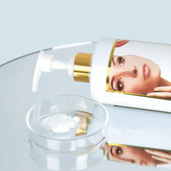 Lait Teint Diamant Organic Gluta Comprime Whitening Hyaluronic Acid Collagen Peeling Body Lotion 500ml - Image 3