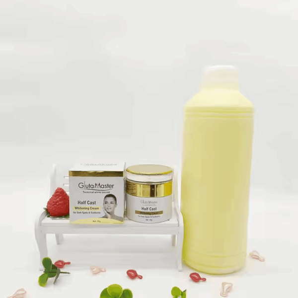 Gluta Master Terminal White Secret Removes Dark Spots Reducing Wrinkles Anti-aging Natural Vitamin C Half Cast Face Cream 1000ml