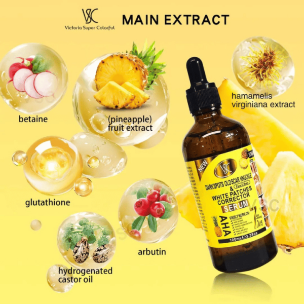 High Quality 7-Day Pineapple Repair Serum – Dark Spot, Scar, Knuckle & White Patch Corrector - Image 3
