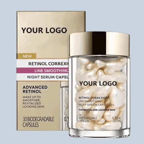 Source of Goods Wholesale Cheap Anti-aging Wrinkle Smooth Firm Retinol Face Capsules Serum