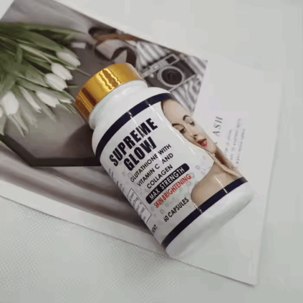 Private Label Available Collagen Gluta Plus Vitamin C L-Glutathione Skin Whitening Pills Capsule - Image 2