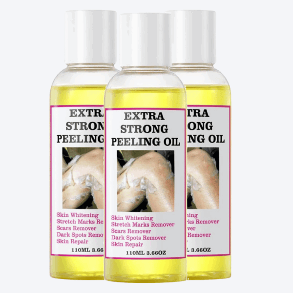 3PC Yellow Peeling Oil,Peeling Oil,Exfoliating Peeling Solution for Body All Skin Type Dead Skin Remover - Image 2