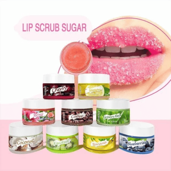 Private Label Pink Lip Scrub – Organic Exfoliating & Moisturizing Sugar Lip Mask - Image 4