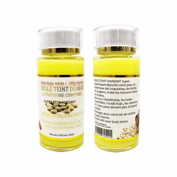 Natural Complexion Oil With Gluta Tablet Strong Whitening Body Oil Suitable for Any Age Serum - Image 2