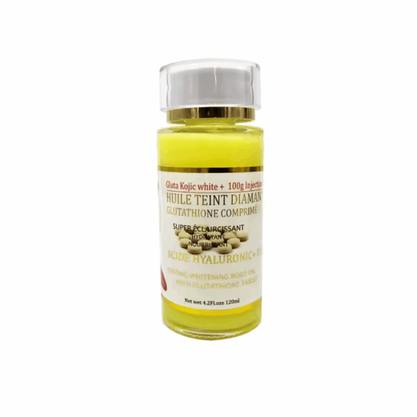 Natural Complexion Oil With Gluta Tablet Strong Whitening Body Oil Suitable for Any Age Serum - Image 3