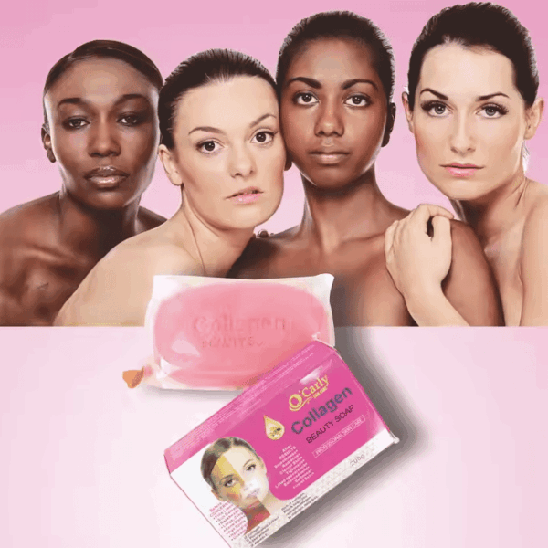 Custom Organic Dark Spot Whitening Soap – Kojic Acid, Collagen, Glutathione & Vitamin C Blend (For Black Skin) - Image 3
