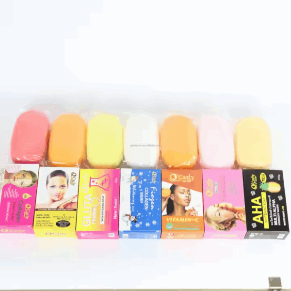 Custom Organic Dark Spot Whitening Soap – Kojic Acid, Collagen, Glutathione & Vitamin C Blend (For Black Skin) - Image 4