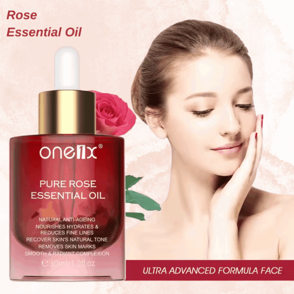 ONE1X Rose Essential Oil – Nourishing & Anti-Aging Face Moisturizer | Private Label Available