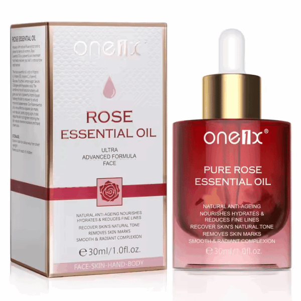 ONE1X Rose Essential Oil – Nourishing & Anti-Aging Face Moisturizer | Private Label Available - Image 4