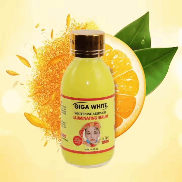 Giga White Illuminating Serum – Vitamin C Organic Whitening & Anti-Wrinkle Face Serum (30ml) - Image 2
