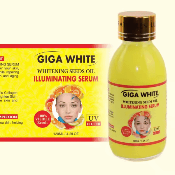 Giga White Illuminating Serum – Vitamin C Organic Whitening & Anti-Wrinkle Face Serum (30ml) - Image 3