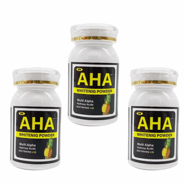 AHA Arbutin Super Whitening Powder – Acne Treatment & Skin Lightening for Black Women - Image 3