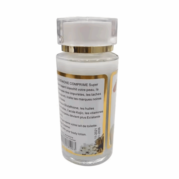 Glutathione Comprime Super Forte Lightening Serum – Fades Dark Spots, Acne Scars, Freckles & Blemishes - Image 4