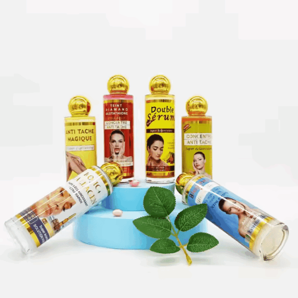 Six Kinds of Series Serum – Whitening, Lightening, Anti-Aging & Anti-Tache Skin Care Serum with Collagen, Coconut Oil & Vitamin C - Image 3