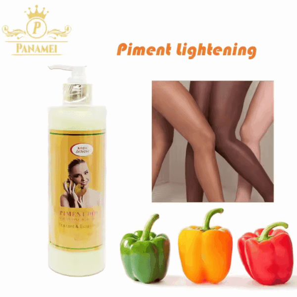 Wholesale Private Label Piment Doux Lightening Lotion – Skin Care Body Milk with Vegetable Acids, OEM Customization Available - Image 2