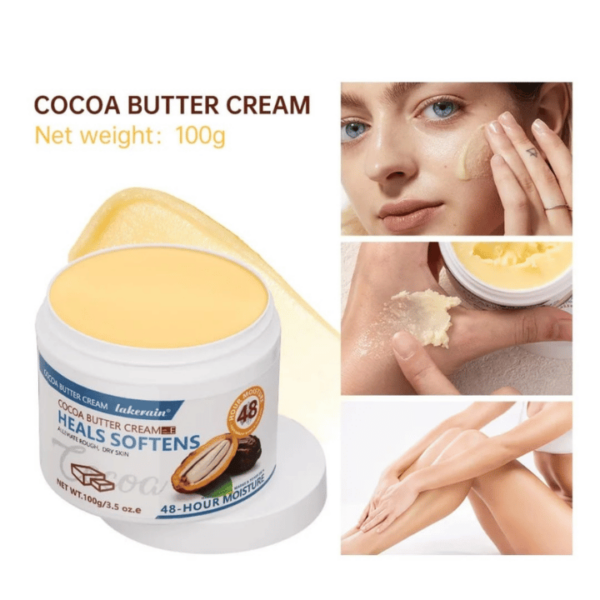 Wholesale Natural Organic Shea Whipped Cocoa Butter Cream – Moisturizing, Soothing & Repair Body Lotion - Image 2