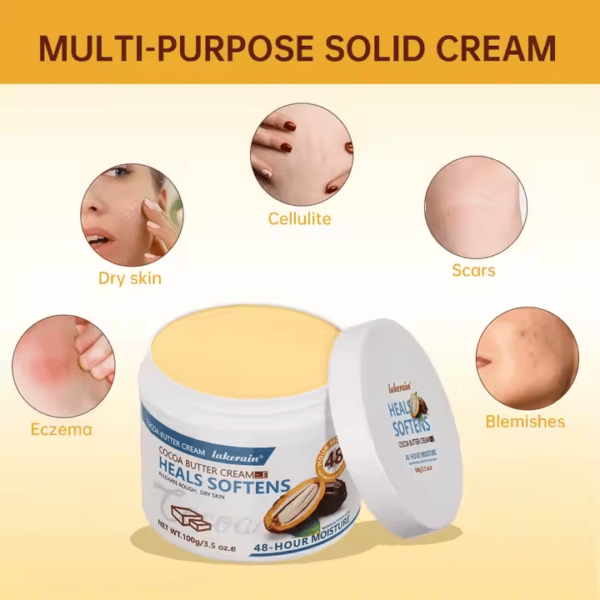 Wholesale Natural Organic Shea Whipped Cocoa Butter Cream – Moisturizing, Soothing & Repair Body Lotion - Image 4
