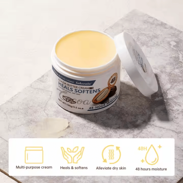 Wholesale Natural Organic Shea Whipped Cocoa Butter Cream – Moisturizing, Soothing & Repair Body Lotion - Image 3