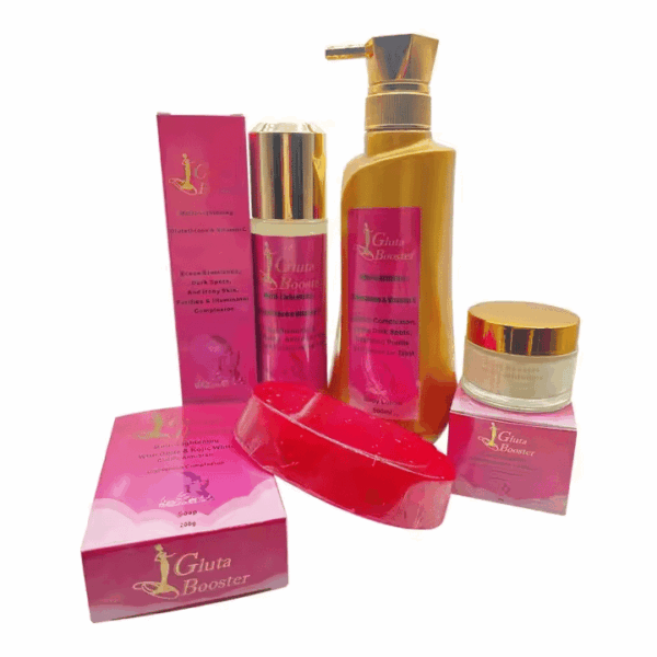 Wholesale Gluta Booster Skin Care Set – Glutathione & Vitamin C Lightening Treatment for Dark Spots, Anti-Aging, and Skin Revitalization - Image 4