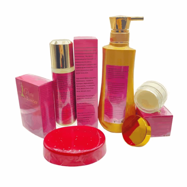 Wholesale Gluta Booster Skin Care Set – Glutathione & Vitamin C Lightening Treatment for Dark Spots, Anti-Aging, and Skin Revitalization - Image 2