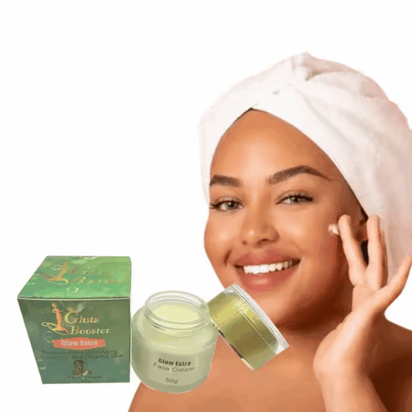 Gluta Booster Collagen Glow Extra Face Cream – Anti-Tache, Anti-Aging & Brightening Cream for Black Skin - Image 2