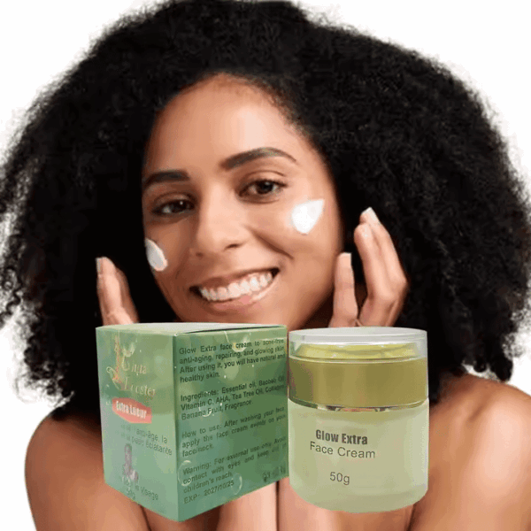 Gluta Booster Collagen Glow Extra Face Cream – Anti-Tache, Anti-Aging & Brightening Cream for Black Skin - Image 4