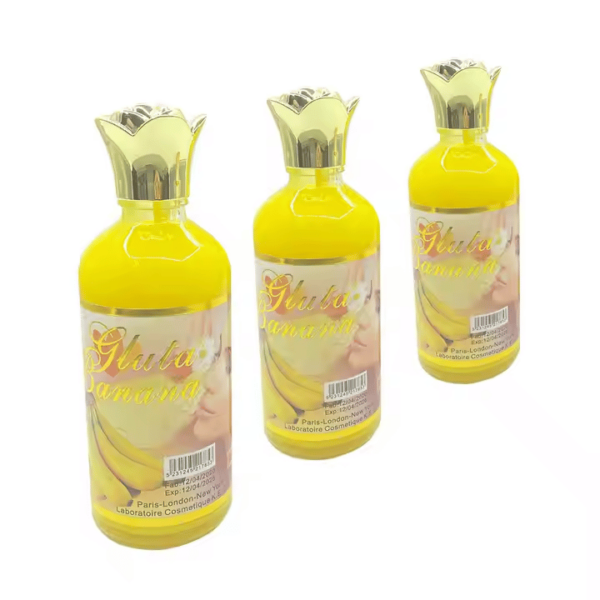OEM Private Label Organic Gluta Banana Whitening with Vitamin C – Skin Refiner Auto Correct Peeling Face Serum - Image 4