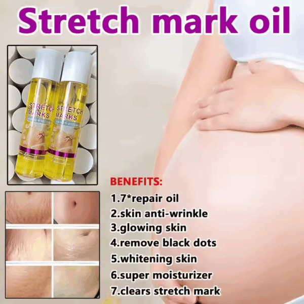 200ml Natural Essential Oil | Stretch Mark Removal, Brightening Serum Oil for Body & Breast | Papaya Growth Oil | OEM/ODM Available - Image 4