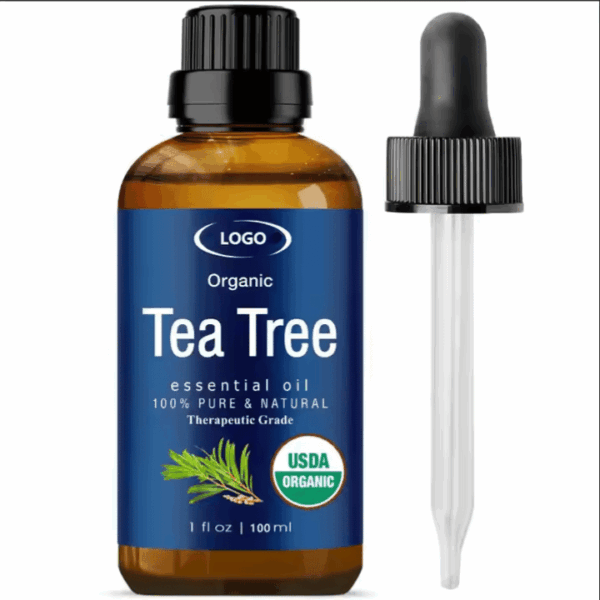 Pretty Twins Organic Tea Tree Essential Oil 100ml – Nourishing Lightening Serum for Radiant, Supple Skin - Image 2