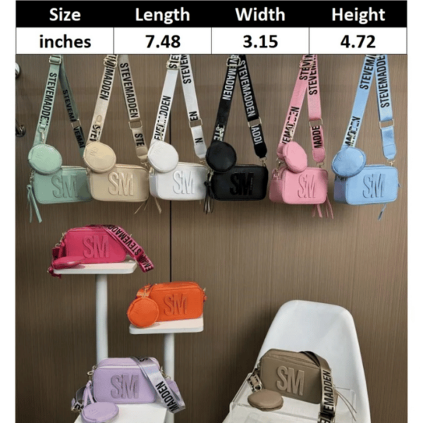 2024 Private Label Designer Handbags - Women’s PU Leather Shoulder & Crossbody Camera Bag - Image 3