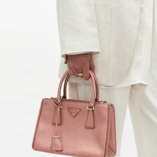 Prada Galleria Small Saffiano Leather Bag – Luxury Designer Handbag with Strap - Image 2