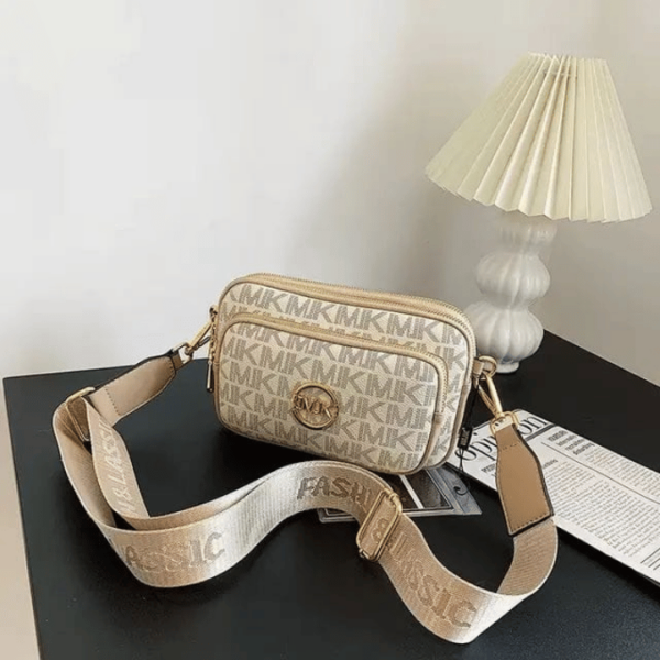 Crossbody Bag 2024 New High Quality Pu Leather Luxury Retro Fashion Printed Women Chest Bag Versatile Wide Strap Shoulder Bag - Image 2