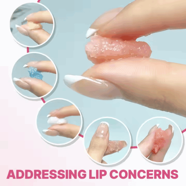 Pink Lip Scrub – Organic Moisturizing Exfoliating Sugar Lip Care - Image 2