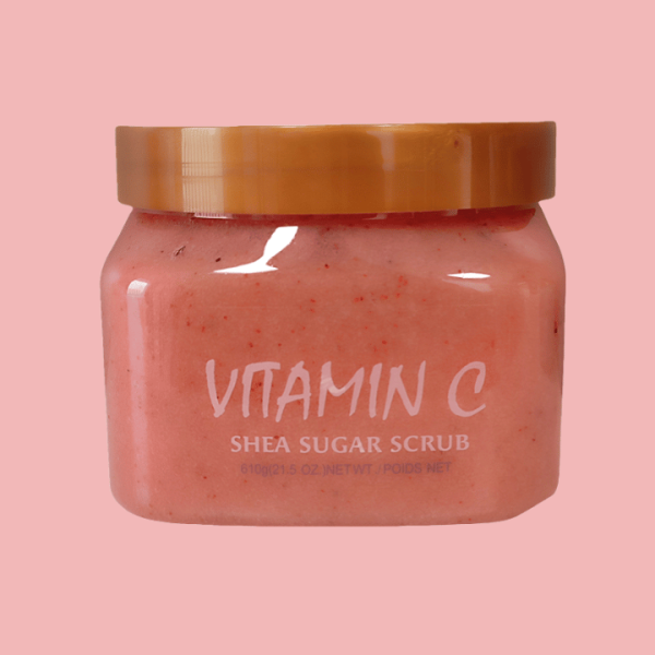 Low MOQ Shea Sugar Body Scrub – Vitamin C Exfoliating Moisturizing Scrub for Smooth and Radiant Skin - Image 2