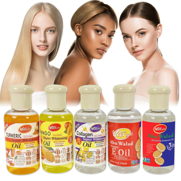Organic Whitening Essential Oil – Vitamin E Brightening & Moisturizing Oil for Face and Body