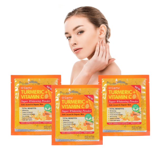 Hot Sell Rich in Turmeric & Vitamin C Skin Whitening Powder - Image 2