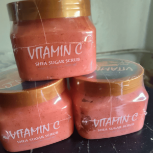 Low MOQ Shea Sugar Body Scrub – Vitamin C Exfoliating Moisturizing Scrub for Smooth and Radiant Skin